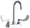 Chicago Faucets 895-317ABCP deck-mount gooseneck faucet