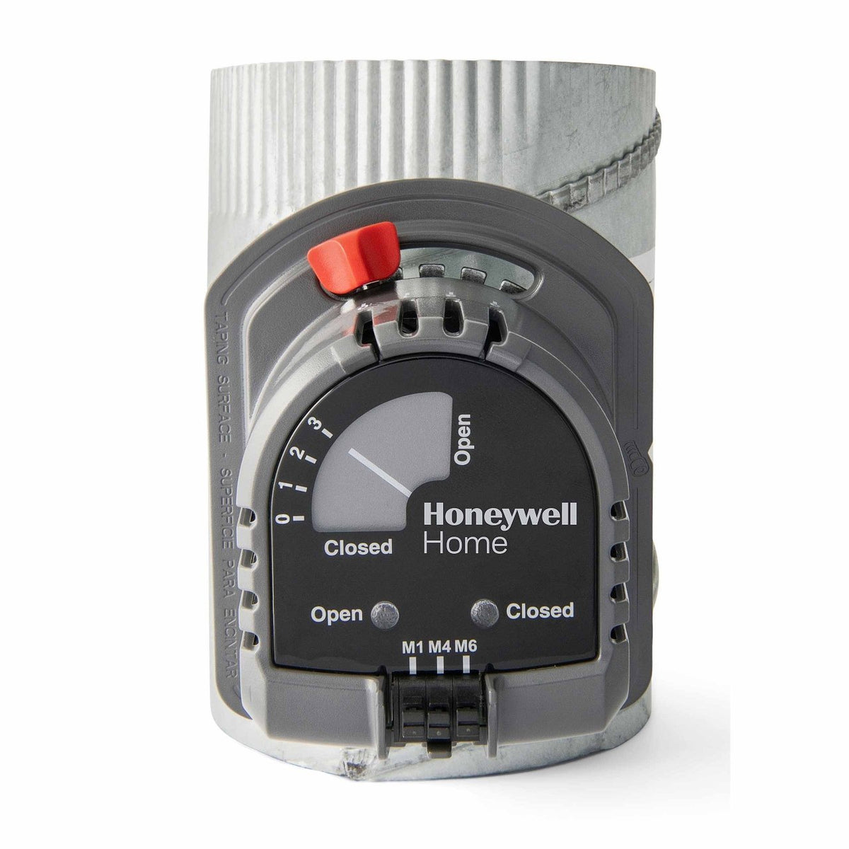 Honeywell TrueZONE ARD round automatic zone damper (representative photo)