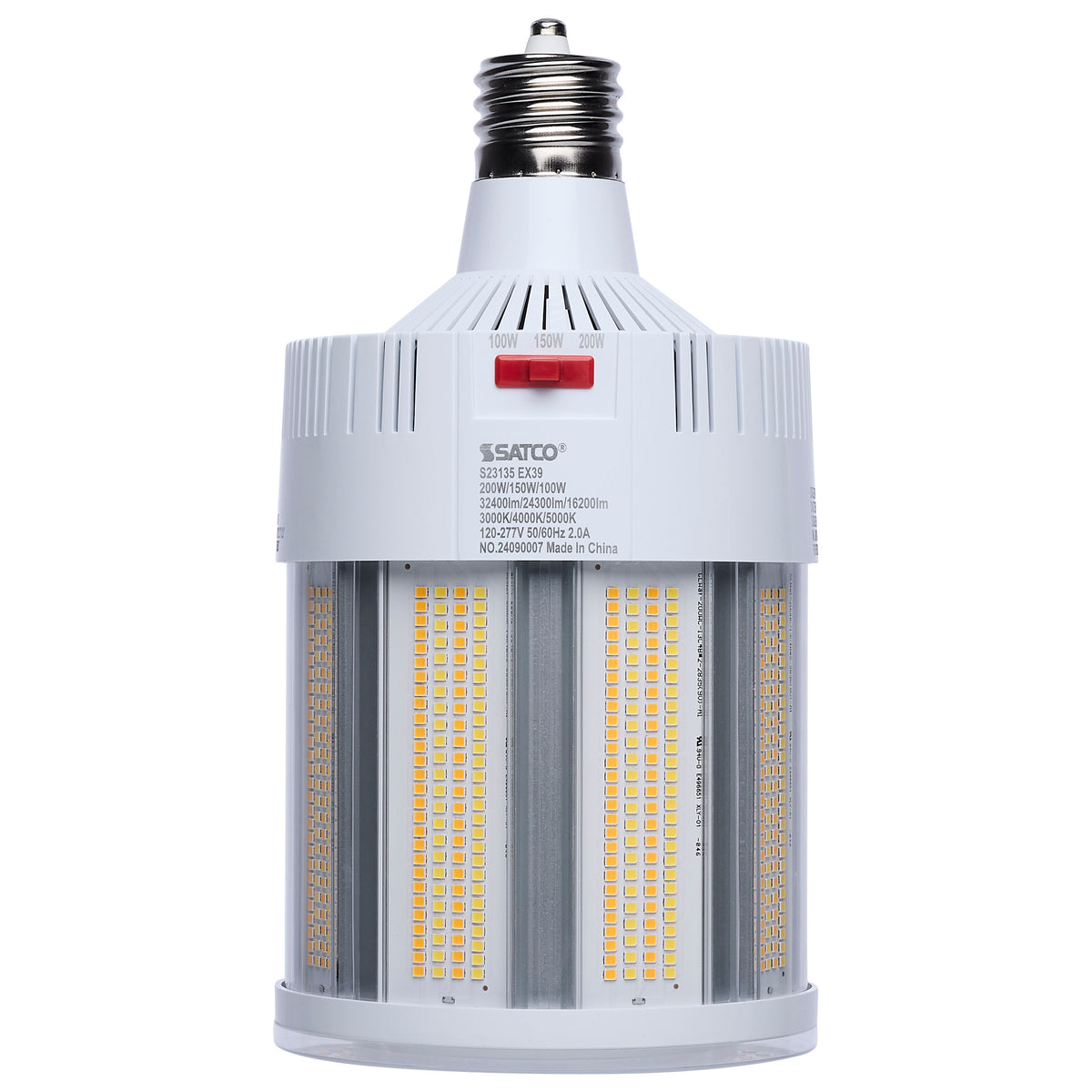 Satco S23135 selectable LED corncob lamp
